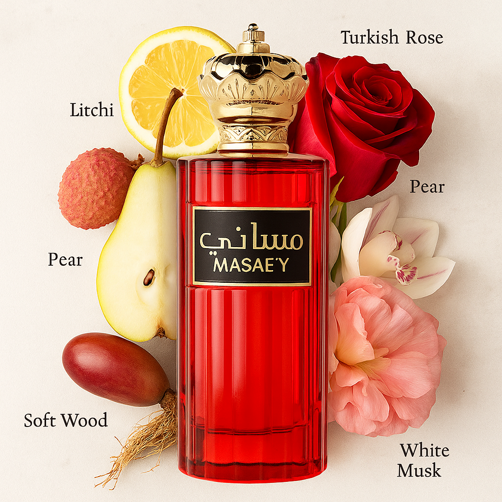 Flat lay of light citrus and floral fragrance bottles labeled Daily Wear