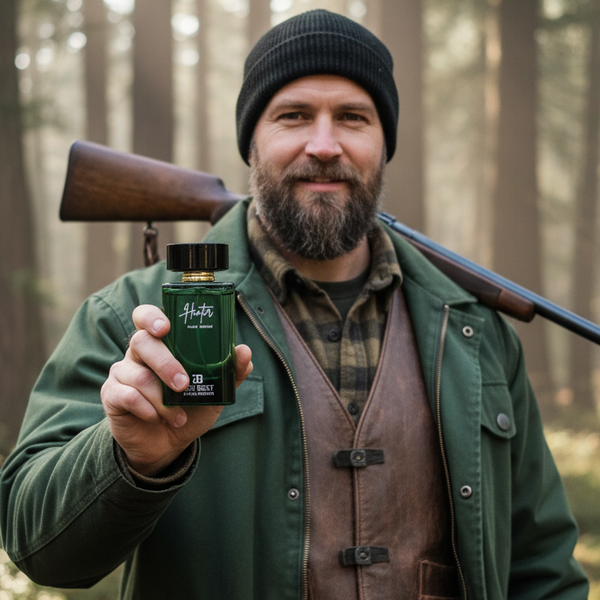 HUNTER Eau De Parfum for Men by EST BEST – 100ml Long-Lasting Fresh Citrus & Woody Cologne, Adventure Inspired Luxury Fragrance (EB011)