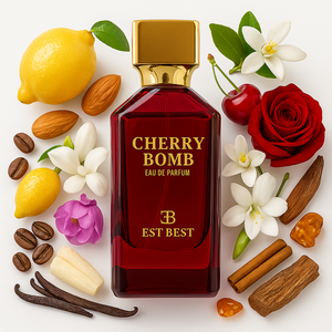 CHERRY BOMB embodies the essence of a confident woman — sweet, seductive, and unforgettable.
