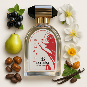 SPARKLE Eau De Parfum for Women – EST BEST | Fruity Floral Scent with Black Currant, Pear & Vanilla (EB024)