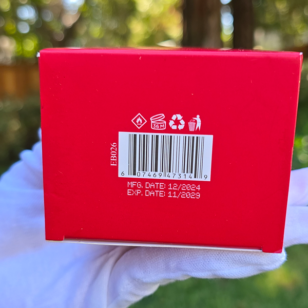 INTENSE ROUGE perfume barcode and manufacturing date – Made in UAE, 100ml Eau de Parfum