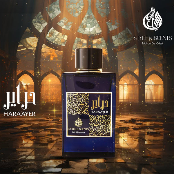 HARAAYER Eau De Parfum – Amber Floral Perfume for Women with Turkish Rose, Praline, Vanilla, Patchouli & Amber Xtreme | Elegant Warm Long-Lasting Fragrance 100ML – Made in UAE (MDO001)