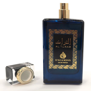 MDO002 Style & Scents AL TURAS Eau De Parfum Unisex 100ML – Warm Spicy Amber Scent with Oud, Vanilla & Leather – Made in UAE