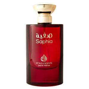 SAPHIA Eau De Parfum – Floral Gourmand Perfume for Women with Black Cherry, Rose, Almond & Cinnamon | 100ml
