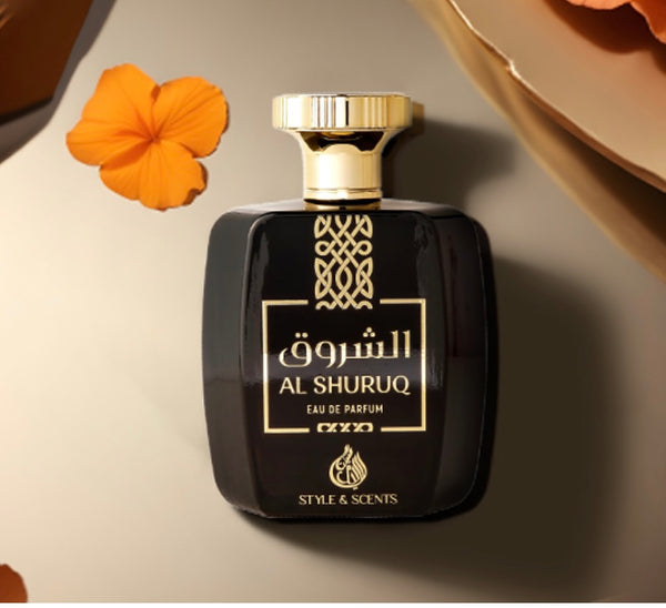 MDO009 Style & Scents AL SHURUQ Eau De Parfum – Spicy Woody Floral Scent for Men (100ml)