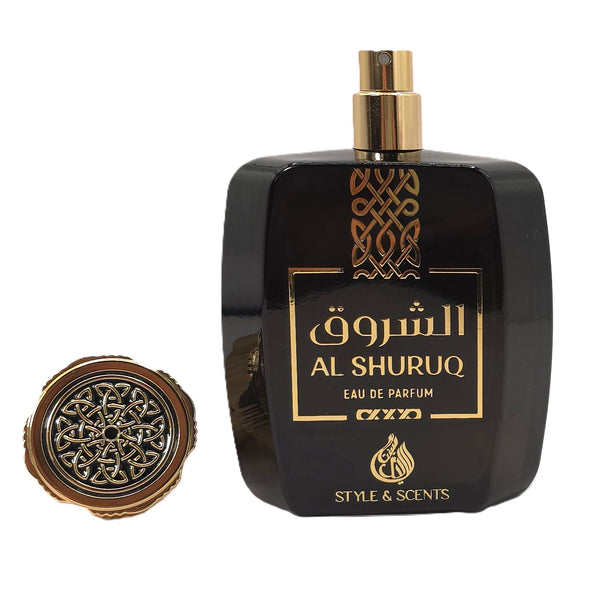 MDO009 Style & Scents AL SHURUQ Eau De Parfum – Spicy Woody Floral Scent for Men (100ml)