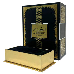 AL SHURUQ Eau De Parfum – Spicy Woody Men’s Perfume with Cardamom, Cumin, Rose, Patchouli & Musk | 100ml