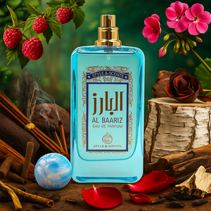 MDO013 Style & Scents AL BAARIZ Eau De Parfum (Unisex, 100ml) – Oriental Oud, Amber & Saffron Fragrance