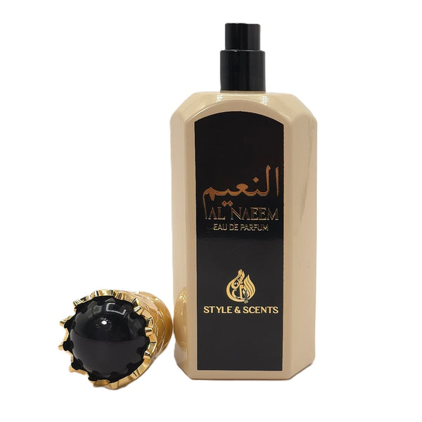 Style & Scents Maison de Orient MDO019 AL NAEEM Unisex Eau de Parfum – 100ML | Sweet Oud, Caramel, Vanilla | Long-Lasting Oriental Fragrance | Gender-Neutral Luxury Scent | Gift for Him & Her | Made in Dubai | Sold by Much Better Perfume USA from New York