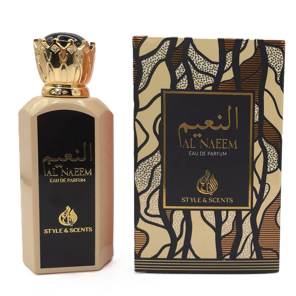 Style & Scents Maison de Orient MDO019 AL NAEEM Unisex Eau de Parfum – 100ML | Sweet Oud, Caramel, Vanilla | Long-Lasting Oriental Fragrance | Gender-Neutral Luxury Scent | Gift for Him & Her | Made in Dubai | Sold by Much Better Perfume USA from New York