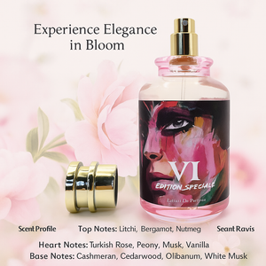VI Edition Spéciale – Extrait de Parfum for Women | Litchi, Rose, Vanilla & White Musk Floral Perfume | Long-Lasting Romantic Scent 100ML – Made in UAE & France