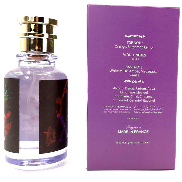 X is an enticing elixir that both captivates and charms. It is for the woman who seeks to be in a fresh and fruity environment and also one who’s contemporary in spirit.