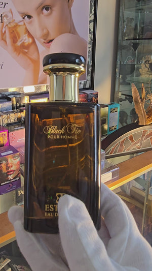 Unboxing BLACK TIE perfume bottle EST BEST fragrance demonstration